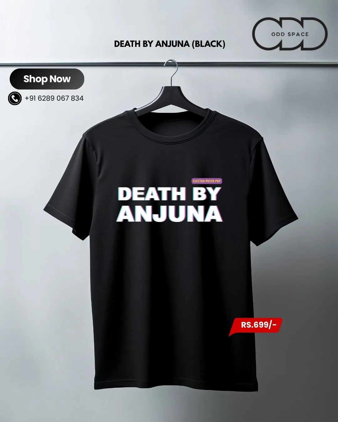 Death By Anjuna Cotton Tee