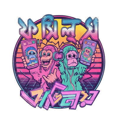 F7 Sticker: Obhinoy Circle - White BG