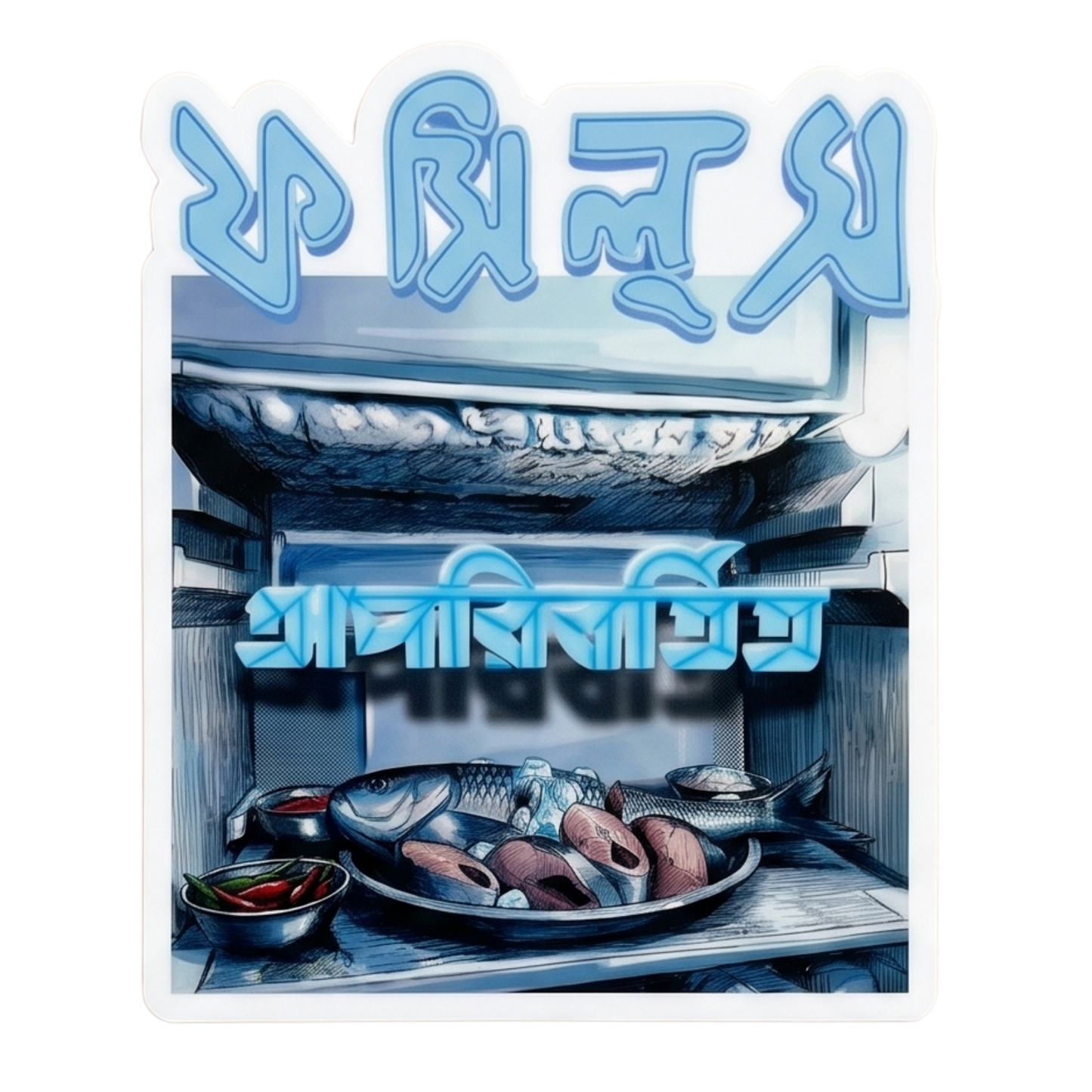 F7 Sticker: Oporobortito Die Cut