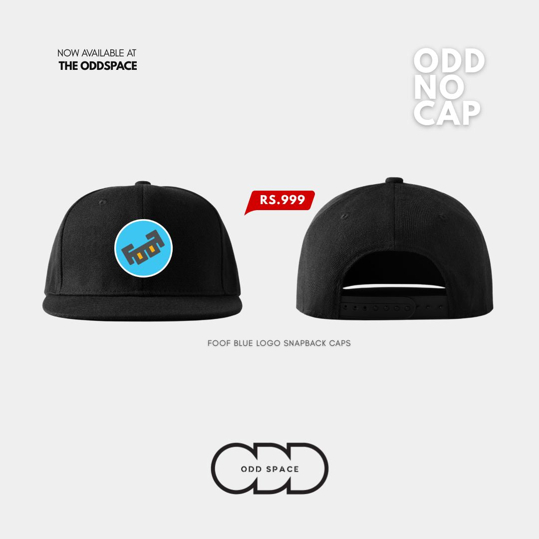 🎁 FooF Blue Logo Snapback Cap (100% off)