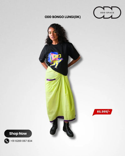 Neon Pulse Bongo Lungi