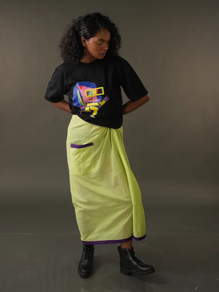 Neon Pulse Bongo Lungi